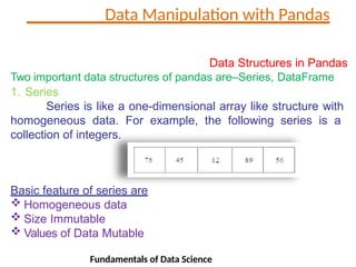 Python Pandas library for data mining and analysis | PPTX
