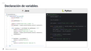 Python para Programadores Java: Guía Completa y Comparativa | PDF