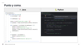 Python para Programadores Java: Guía Completa y Comparativa | PDF