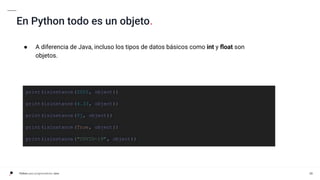 Python para Programadores Java: Guía Completa y Comparativa | PDF