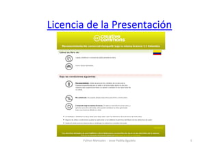 Licencia de la Presentación
3
Python Manizales - Jesse Padilla Agudelo
 