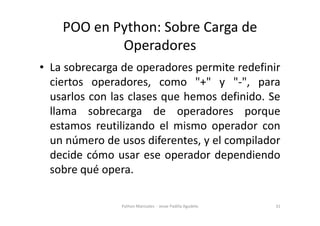 Lenguaje de Programación orientada a objetos en | PDF