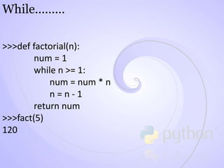 Python-The programming Language | PPT