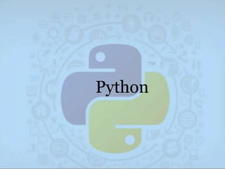 Python-The programming Language | PPT