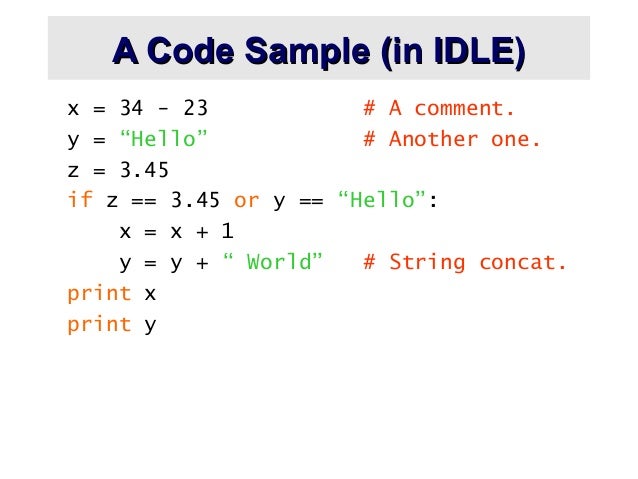 Python ppt