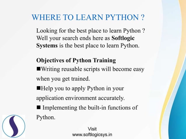Python ppt | PPT