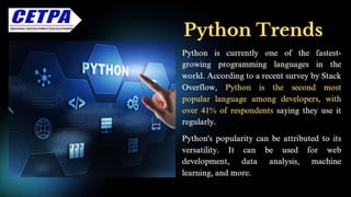 PYTHON: The Language of the Future | PPT