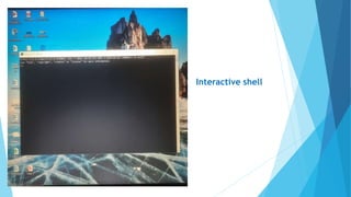 Interactive shell
 