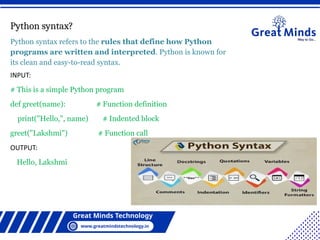 Python is like a friendly, all-purpose toolbox for building software | PPTX