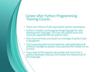 Python presentation | PPTX