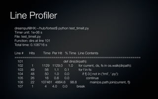 Python profiling | PDF