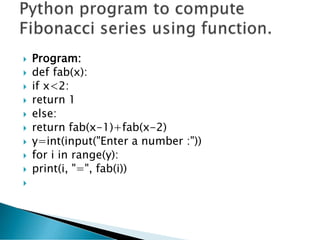 Python program For O level Practical | PPT