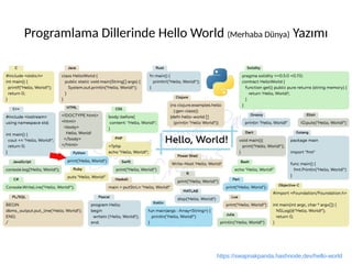 Python Programlama Diline Giriş Ders Sunusu (Güncelleme 2025) | PDF