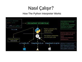 Python Programlama Diline Giriş Ders Sunusu (Güncelleme 2025) | PDF