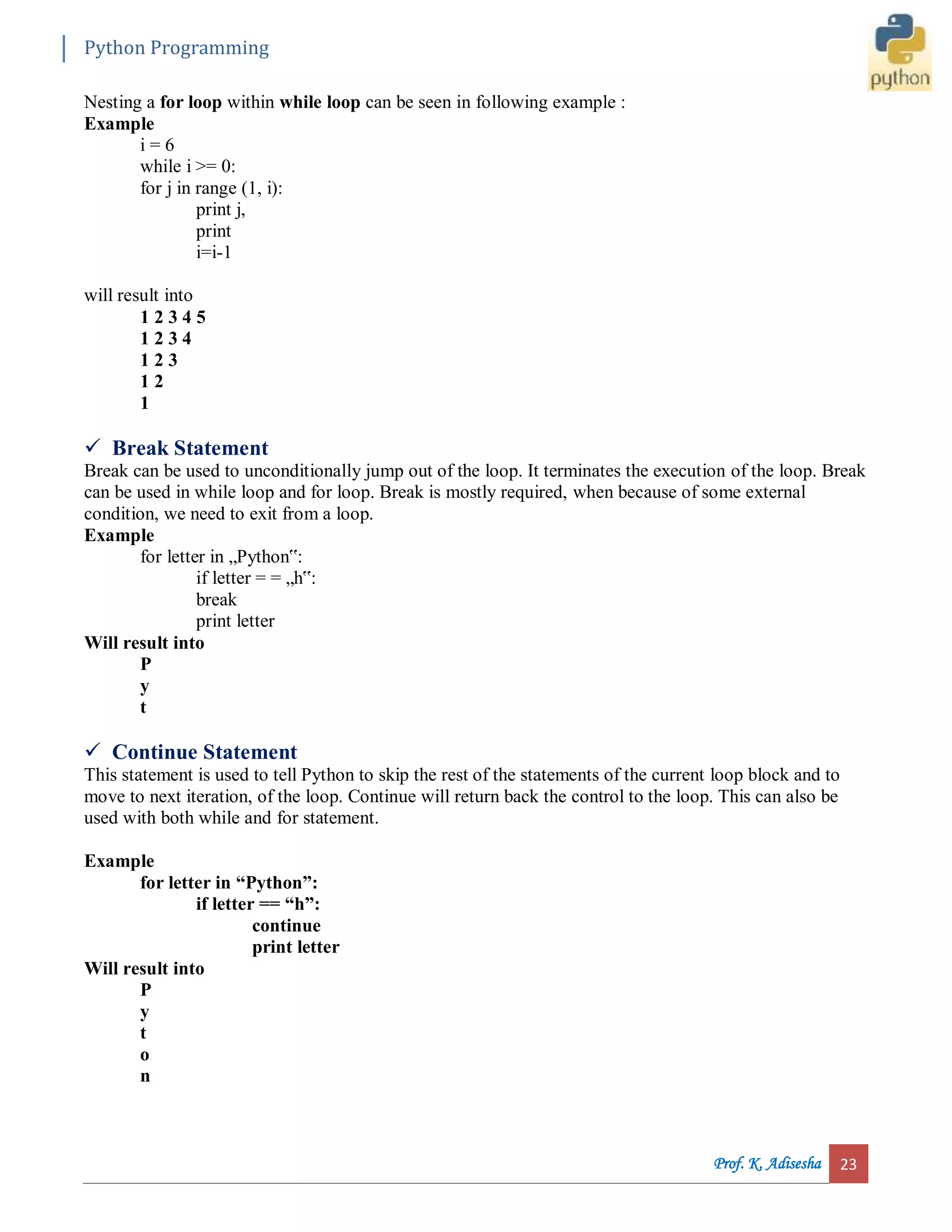 Python programming | PDF