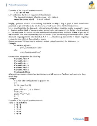 Python programming | PDF
