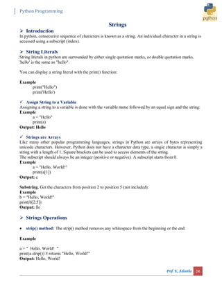 Python programming | PDF