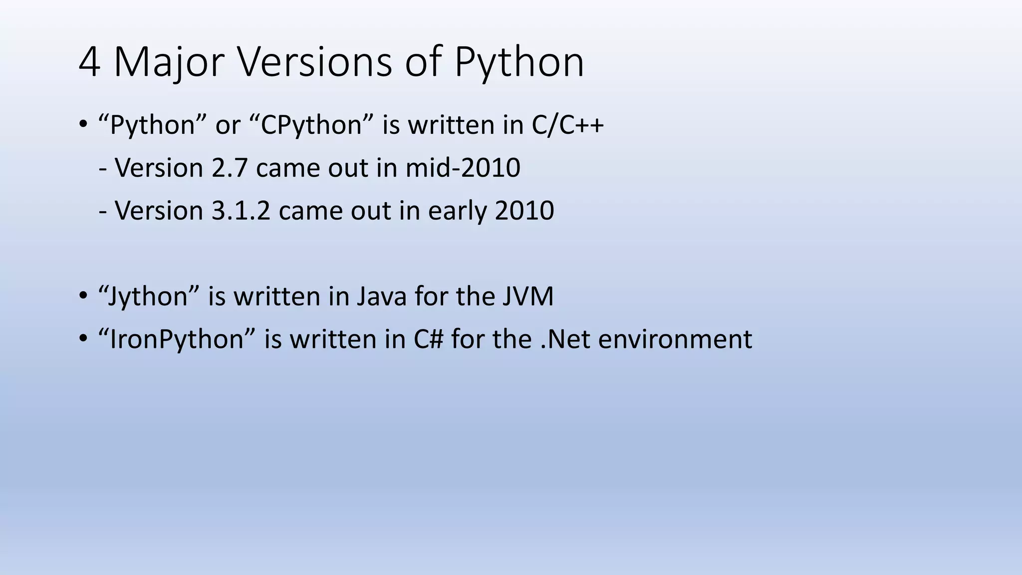 Python programming | PPT image.