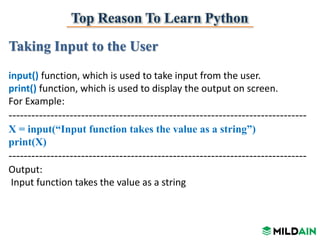 Python programming | Fundamentals of Python programming | PPT