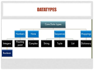 Comprehensive Introduction to Python Programming and OOP Concepts | PPTX
