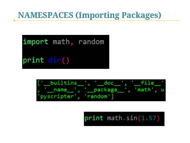 Python Programming - IV. Program Components (Functions, Classes, Modu…