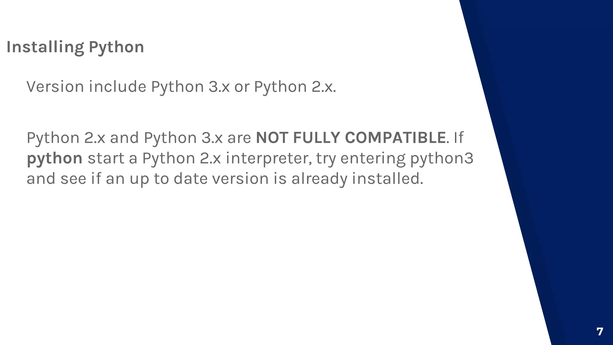 Python Programming-Lesson 1- Installation and Environmental Set-up.pptx