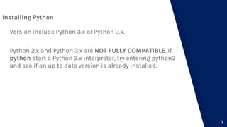 Python Programming-Lesson 1- Installation and Environmental Set-up.pptx