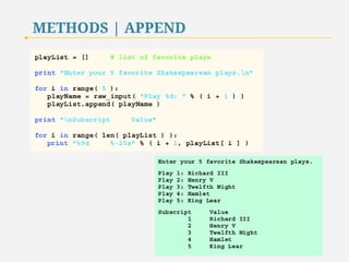 METHODS | APPEND 
52 
 