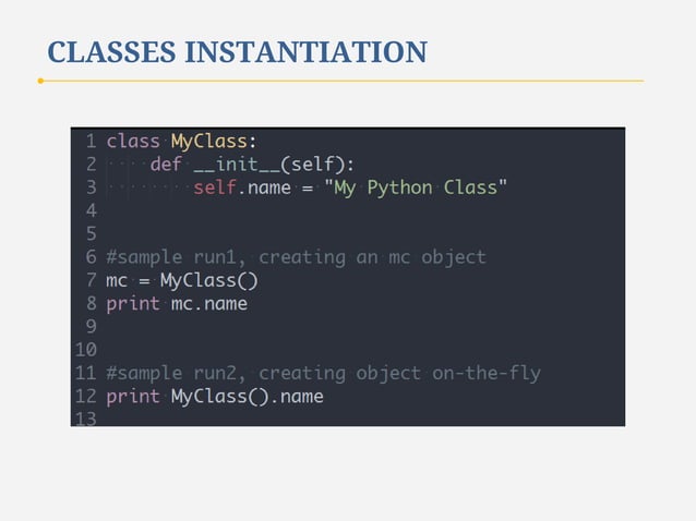 Python Programming - VI. Classes and Objects | PDF