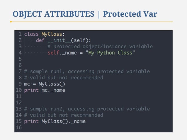 Python Programming - VI. Classes and Objects | PDF