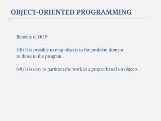 Python Programming - VI. Classes and Objects | PPT