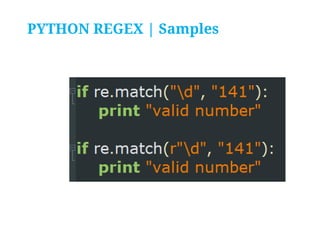 Python Programming - XI. String Manipulation and Regular Expressions | PPT