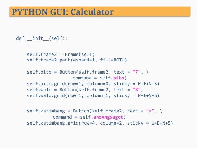 Python Programming - XIII. GUI Programming