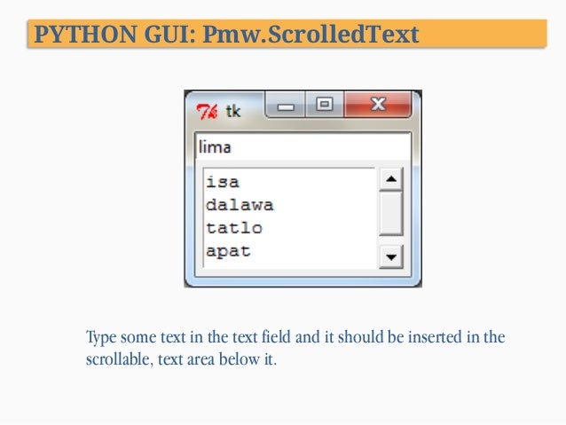 Python Programming - XIII. GUI Programming