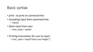 Python programming 2nd | PPT