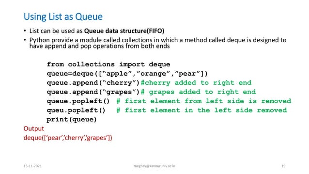 Python programming Part -6 | PPT