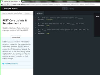 Python programming advance lab api we pay