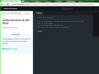 Python programming advance lab api we pay
