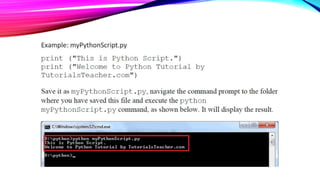 GE3151- PYTHON PROGRAMMING ANNA UNI.pptx | Operating Systems | Computer ...