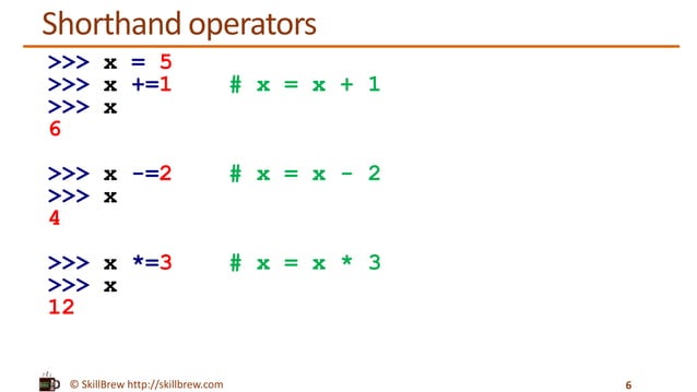 Python Programming Essentials - M11 - Comparison and Logical Operators ...