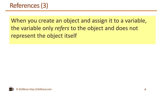 Python Programming Essentials - M15 - References | PPT