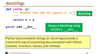 Python Programming Essentials - M17 - Functions | PPT