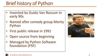 Python Programming Essentials - M2 - Introduction to Python | PPT