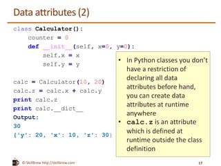 Python Programming Essentials - M20 - Classes and Objects
