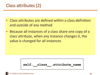 Python Programming Essentials - M20 - Classes and Objects