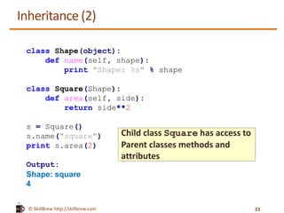 Python Programming Essentials - M20 - Classes and Objects