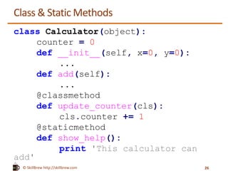 Python Programming Essentials - M20 - Classes and Objects