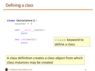 Python Programming Essentials - M20 - Classes and Objects