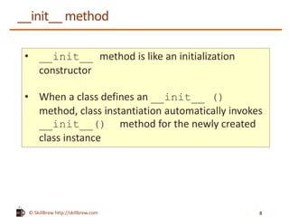 Python Programming Essentials - M20 - Classes and Objects