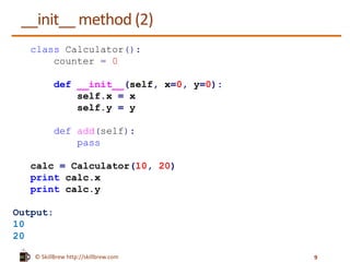 Python Programming Essentials - M20 - Classes and Objects